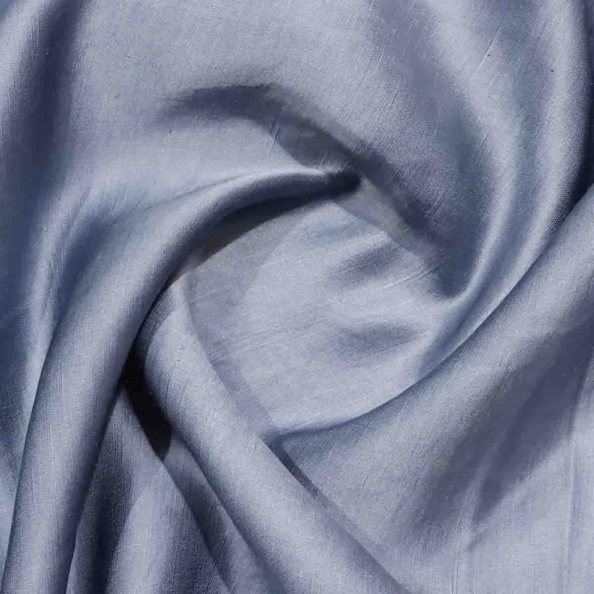 Linen Silk Blue Gray