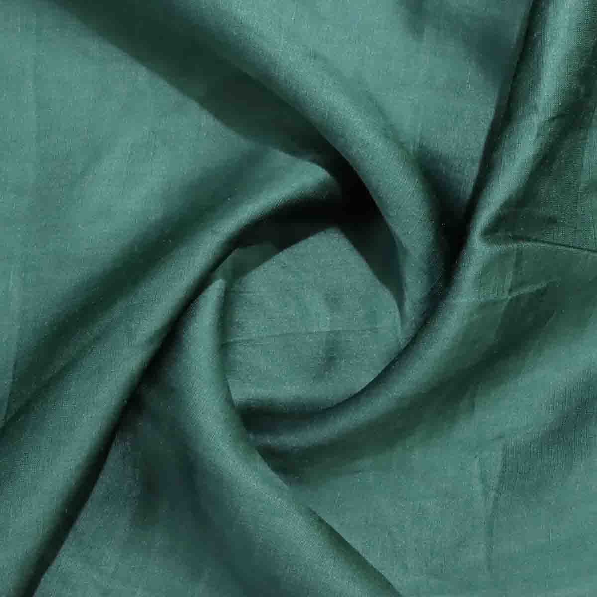 Linen Silk Dark Green