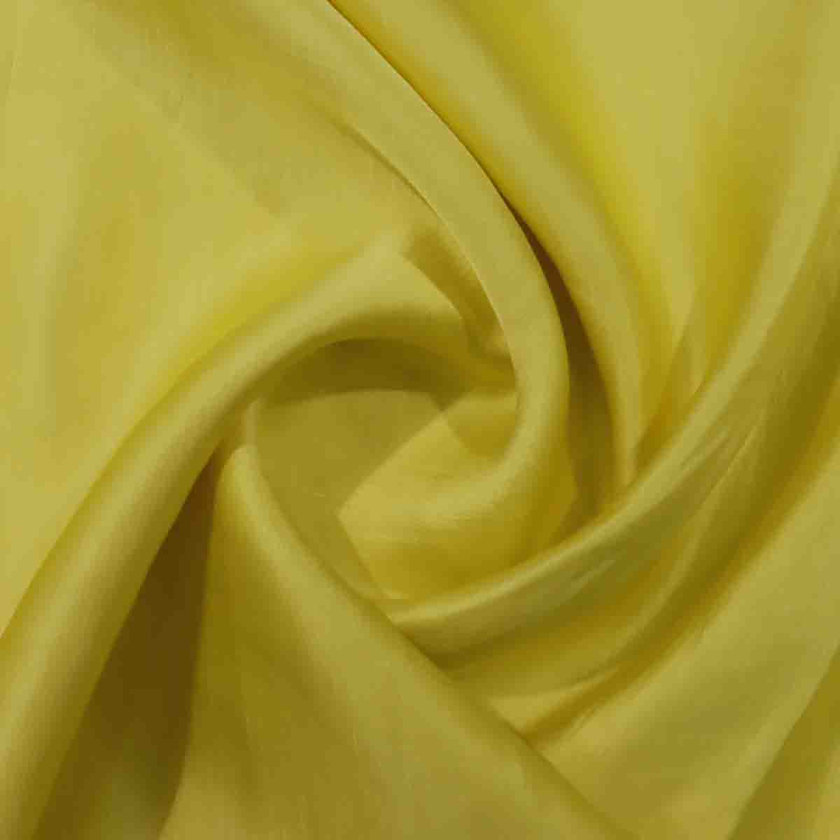 Linen Silk Lemon Yellow