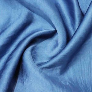 Linen Silk Ocean Blue