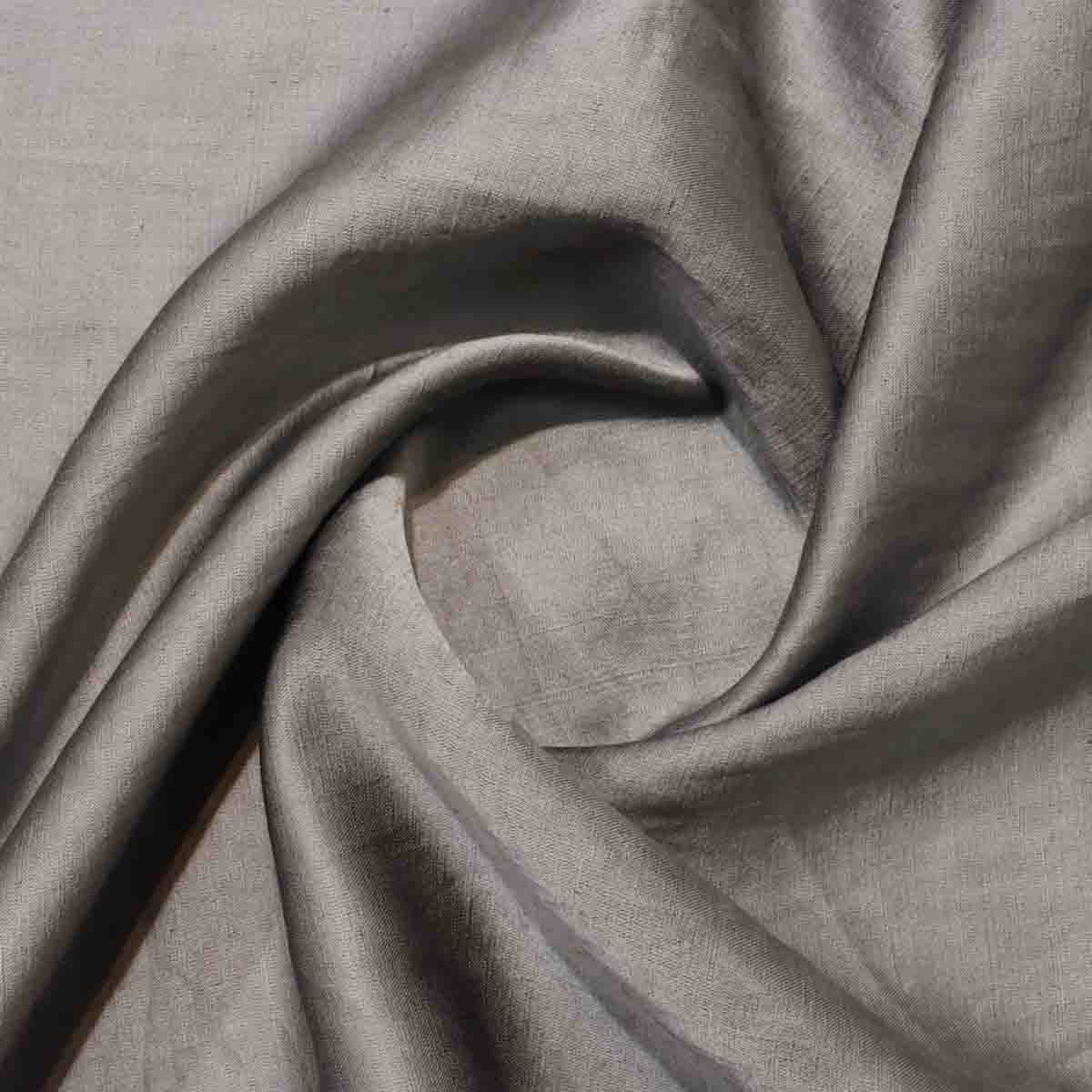 Linen Silk Smoke Gray