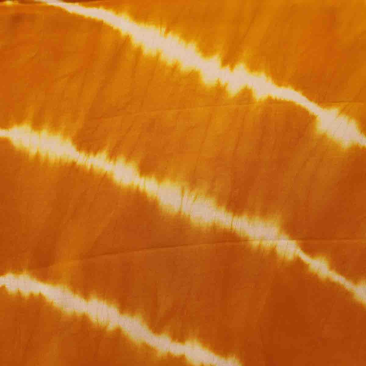 Modal Silk Lehriya Pattern Orange (2)