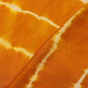 Modal Silk Lehriya Pattern Orange