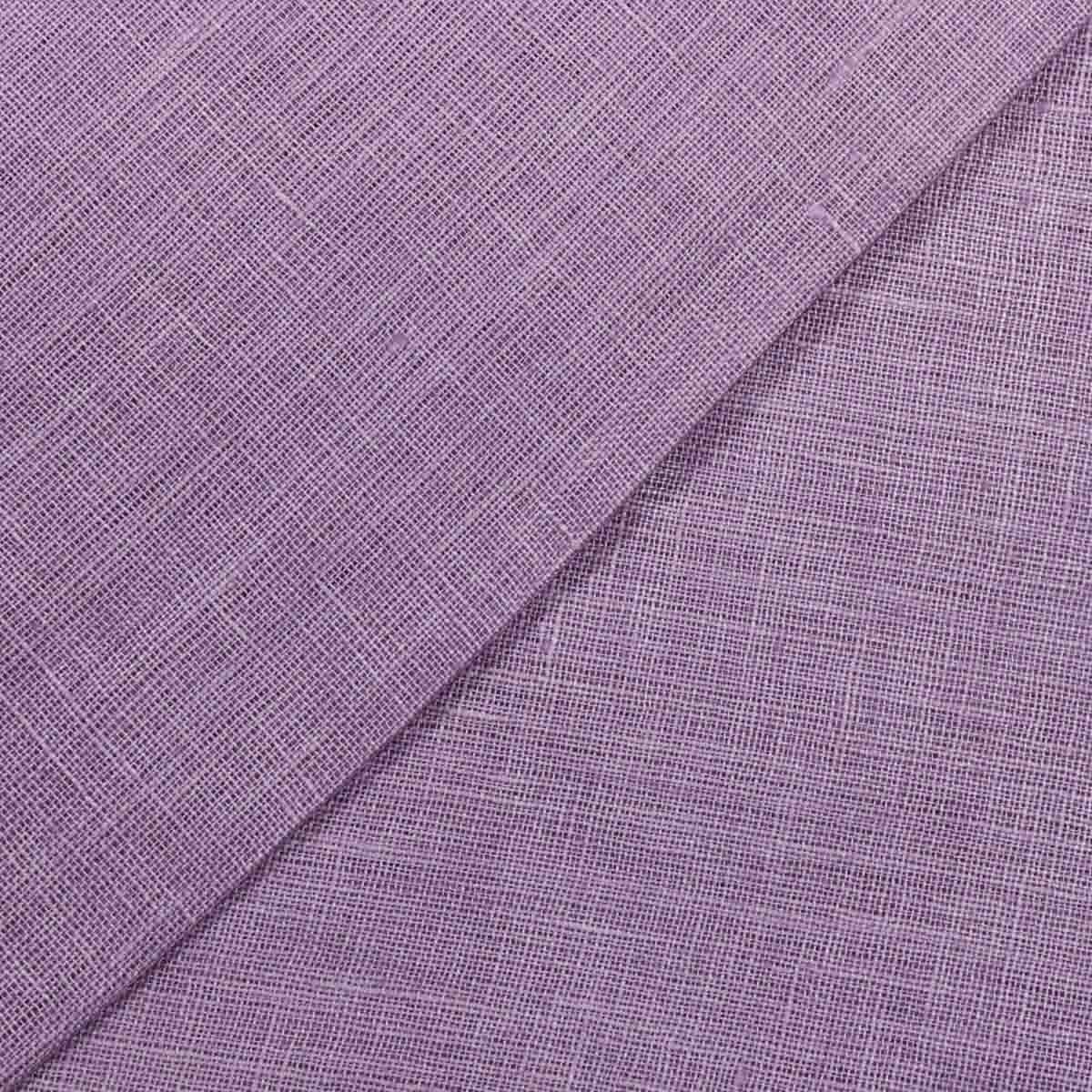 Pure Linen Cotton Light Purple