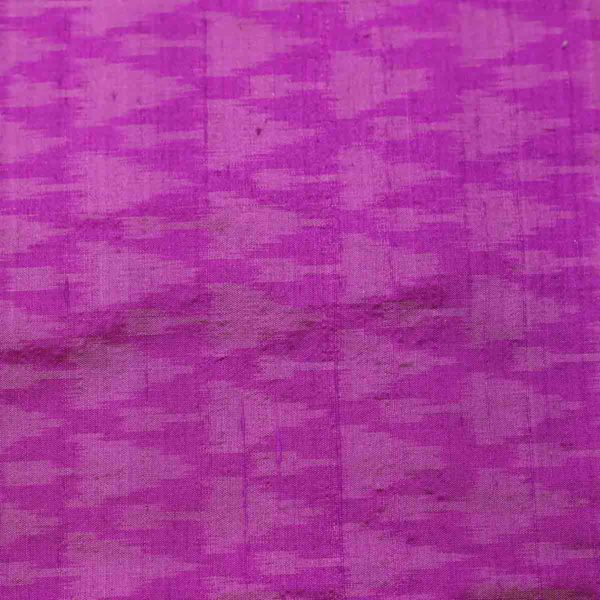 Pure Raw Silk Ikkat  Light Pink (3)