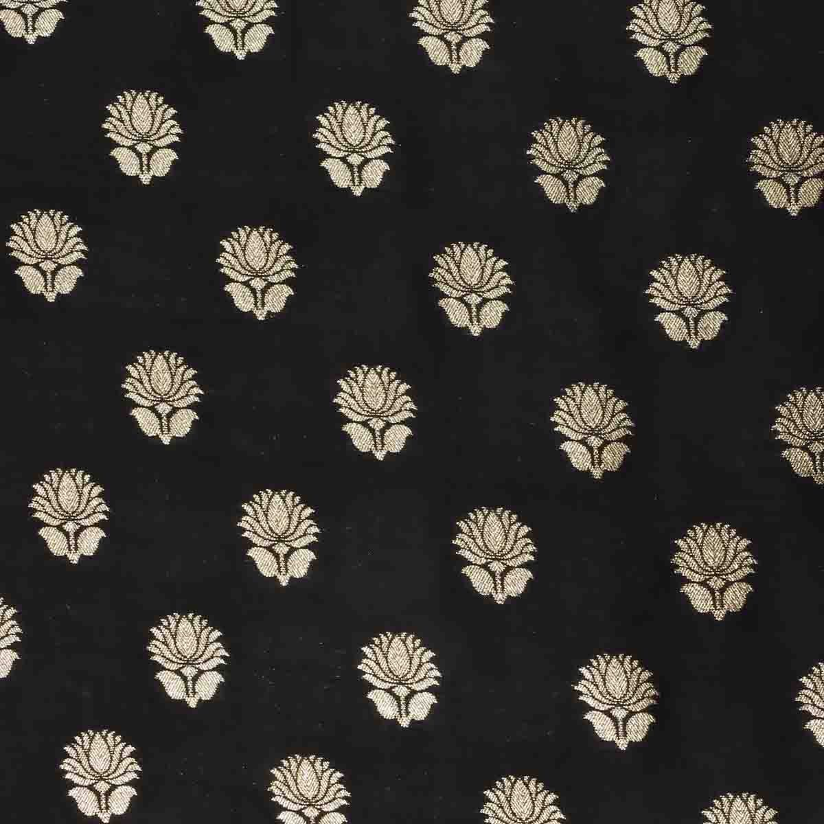 Dola Silk Lotus Weave  Black (2)
